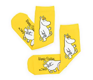 Skarpetki męskie - Snorkmaiden Happy Ladies Moomin Socks skarpety męskie, żółty, 36-42 - grafika 1