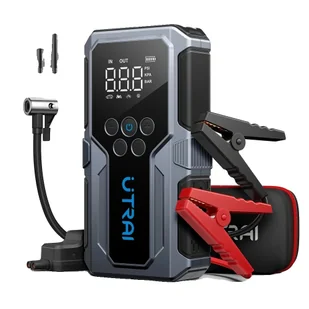 1500A car jump starter, 150PSI tyre inflator, 12V multifunction emergency power bank, JS-9 1500Ainto Germanwhile retaining original structure and meaning for native speakers Your translation should reflect accuracy and maintain clarity of the text The output should contain only the translated description and not original text - Urządzenia Rozruchowe - Jump startery - miniaturka - grafika 1