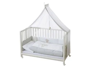 Roba Łóżeczko dziecięce »Room Bed« 60 x 120 cm Niedźwiedź Łamacz Serc Biały - Łóżeczka i kojce Roba Łóżeczko dziecięce »Room Bed« 60 x 120 cm Niedźwiedź Łamacz Serc Biały - Łóżeczka i kojce - miniaturka - grafika 1