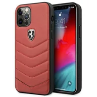 Etui i futerały do telefonów - Ferrari FEHQUHCP12LRE iPhone 12 Pro Max 6,7" czerwony/red hardcase Off Track Quilted FER000456 - miniaturka - grafika 1