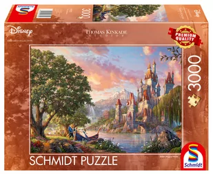 Puzzle Thomas Kinkade Piękna i Bestia 3000 elementów - Puzzle - miniaturka - grafika 1