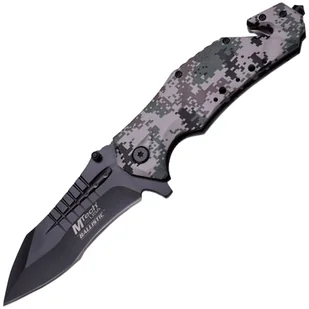 Nóż składany ratowniczy Master Cutlery MTech Spring Assisted - Digital Camo - Noże - miniaturka - grafika 1