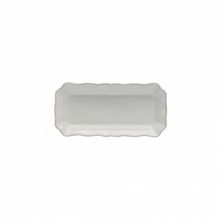 Costa Nova Tacka prostokątna Alentejo White 21 cm - Tace i patery - miniaturka - grafika 1