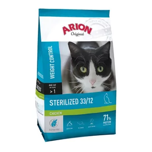 Arion Original Cat Steril Chicken 7,5Kg - Mokra karma dla kotów Arion Original Cat Steril Chicken 7,5Kg - Mokra karma dla kotów - miniaturka - grafika 1