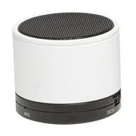 Telefony stacjonarne - Głośnik Bluetooth multimedialny biały3W - miniaturka - grafika 1