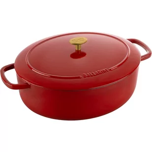 Ballarini, Garnek żeliwny owalny 6.5 l, Czerwony - Garnki - miniaturka - grafika 1