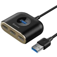 Huby USB - Baseus HUB USB Baseus Baseus Square round 4 w 1 USB HUB 1m CAHUB-AY01 - miniaturka - grafika 1