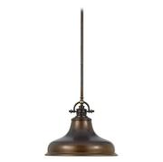 Lampy sufitowe - Elstead Lighting Emery 1Lt Medium Pendant Palladian Bronze QZ/EMERY/P/M PN Elstead lampa wisząca stylowa QZ/EMERY/P/M PN) - miniaturka - grafika 1