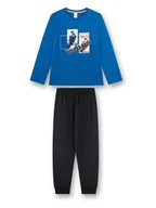 Piżamy chłopięce - Sanetta Piżama w kolorze niebiesko-czarnym - miniaturka - grafika 1