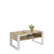 Ławy i stoliki kawowe - Ława stolik kawowy KAJA artisan-biały loft retro - miniaturka - grafika 1