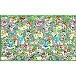 Anek, Mata Miasto 200x100cm - Maty edukacyjne - miniaturka - grafika 1