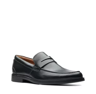 Un Aldric Step [Black Leather] - rozmiar 45 - Półbuty męskie - miniaturka - grafika 1