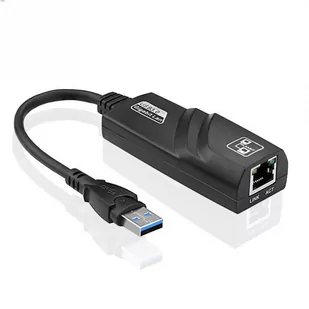 Karta sieciowa Usb 3.0 z wejściem ethernet rj45 - Adaptery i przejściówki - miniaturka - grafika 1