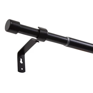 Karnisz teleskopowy SCOPE 120-210 cm czarny mat - Karnisze - miniaturka - grafika 1