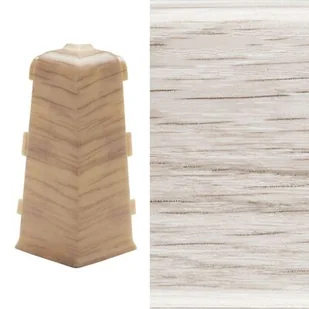 Arbiton Narożnik zewnętrzny do listwy INDO (1 sztuka) jesion północny - Listwy przypodłogowe - miniaturka - grafika 1