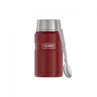 Termosy - Termos na jedzenie z składaną łyżką i kubkiem Thermos 0,71 l - rustic red - miniaturka - grafika 1