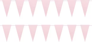 Baner girlanda flagietki różowe - 250 cm - Sylwester - miniaturka - grafika 1