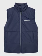 Kurtki i płaszcze dla chłopców - Timberland Kamizelka T26585 S Granatowy Regular Fit - miniaturka - grafika 1