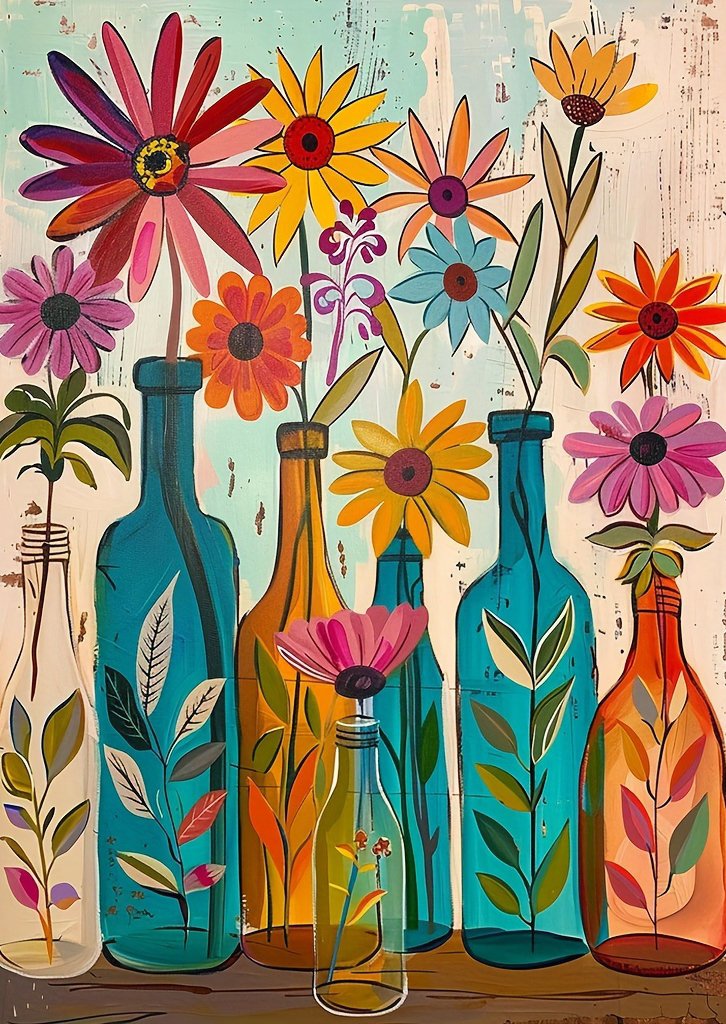 Mozaika diamentowa wazony 2