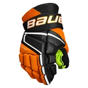 Hokej - Rękawice hokejowe Bauer Vapor 3X Black/Orange Junior 10 cali - miniaturka - grafika 1