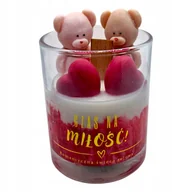 Świece - Ręcznie robiona świeca sojowa na Walentynki - Malina, romantyczny prezent - miniaturka - grafika 1