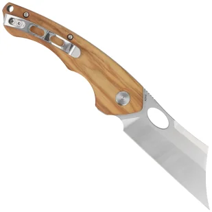 Nóż składany Bestech Skirmish Natural Olivewood, Satin 154CM (BL06B) - Noże - miniaturka - grafika 3