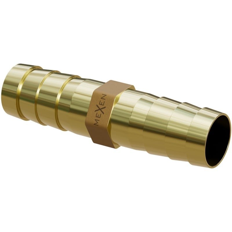 Mexen BRASS złączka dwójnik do węża mosiężny 6 x 6 mm - W97430-0606