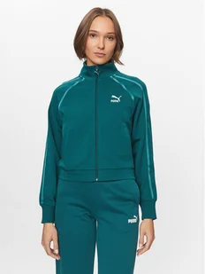 Puma Bluza T7 621464 Zielony Regular Fit - Bluzy damskie - miniaturka - grafika 1