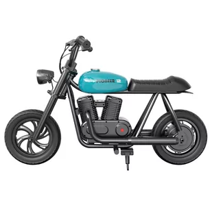 Elektryczny motocykl Chopper dla dzieci HYPER GOGO Pioneer 12, 21.9V 5.2Ah 160W, opony 12'x3', 12KM - niebieski - Motocykle - miniaturka - grafika 1