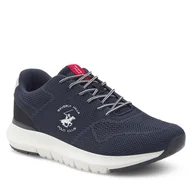 Sneakersy męskie - Sneakersy Beverly Hills Polo Club V5-6136 Granatowy - miniaturka - grafika 1