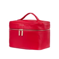 Kosmetyczki, organizery i kuferki - Kosmetyczka Damska Podróżna Duża Pojemna PUCCINI Czerwona QML002 3 - miniaturka - grafika 1