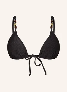 Seafolly Góra Od Bikini Trójkątnego Palermo schwarz - Stroje kąpielowe - miniaturka - grafika 1