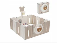 Łóżeczka i kojce - Modułowy kojec dla dzieci składany plac zabaw koszykówka kojec 5w1 duży - miniaturka - grafika 1