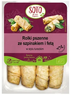 Borek- rolki pszenne ze szpinakiem i fetą BIO 190 g - Szybkie dania obiadowe - miniaturka - grafika 1