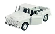 Samochody i pojazdy dla dzieci - WELLY OLD TIMER 1955 CHEVROLET STEPSIDE PICK UP BIAŁY 1:34 METALOWY NOWY MODEL - miniaturka - grafika 1