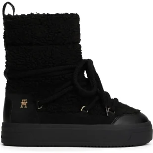 Tommy Hilfiger Ocieplane śniegowce shearling - Śniegowce damskie - miniaturka - grafika 1