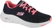 Sneakersy damskie - Sneakersy sportowe damskie Skechers Arch Fit Big Appeal buty treningowe (149057-BKFS) - miniaturka - grafika 1