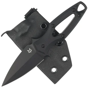 Nóż FOX Aka Black G10, Black Top Shield Elmax by Denis Simonutti (FX-554 B) - Noże - miniaturka - grafika 4