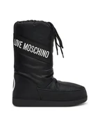 Śniegowce damskie - LOVE MOSCHINO Śniegowce JA24032G0NISA000 Czarny - miniaturka - grafika 1
