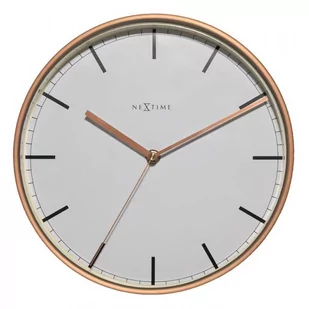 NexTime NeXtime Company zegarek na ścianę aluminiowa 1 x 1 x 4,5 cm 3120ST (3119ST) - Zegary - miniaturka - grafika 1