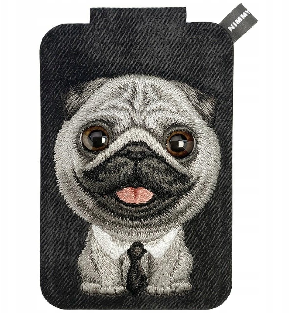 Nimmy Etui na telefon Magnetyczny portfel stojak na telefon New Big-Eye Cute Pets 2.0 Dog