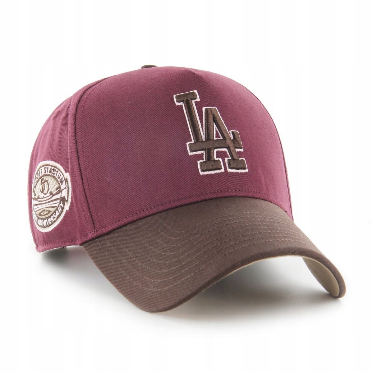 Czapka z daszkiem '47 Brand MLB Los Angeles Dodgers Sure Shot DT bordowy