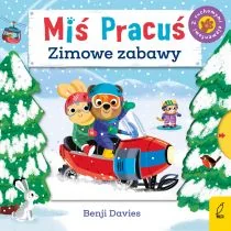 Miś Pracuś. Zimowe zabawy - Książki edukacyjne - miniaturka - grafika 1