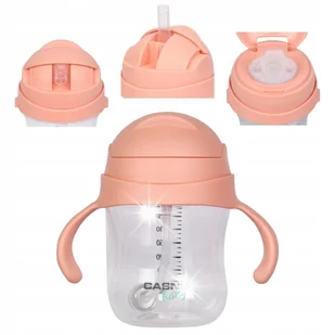 CASNO Butelka Kubek Niekapek Tritanowy Dla Niemowląt Dziecka 240 ml - Kubki dla dzieci - miniaturka - grafika 1