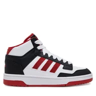 Koszykówka - Sneakersy adidas Rapid Court Mid JR3180 Biały - miniaturka - grafika 1
