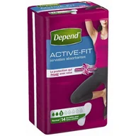 Podpaski - Podpaski Dla Kobiet 14 Sztuk Depend Active-fit Usa - miniaturka - grafika 1