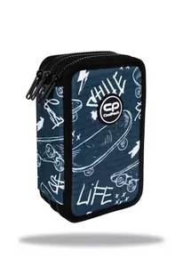 Piórnik 3-komorowy z wyposażeniem Coolpack Jumper 3 street life - Piórniki - miniaturka - grafika 1