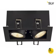 Lampy pozostałe - SLV SPOTLINE KADUX LED podw DL Set 3000K 38° czarny mat 115710 - miniaturka - grafika 1