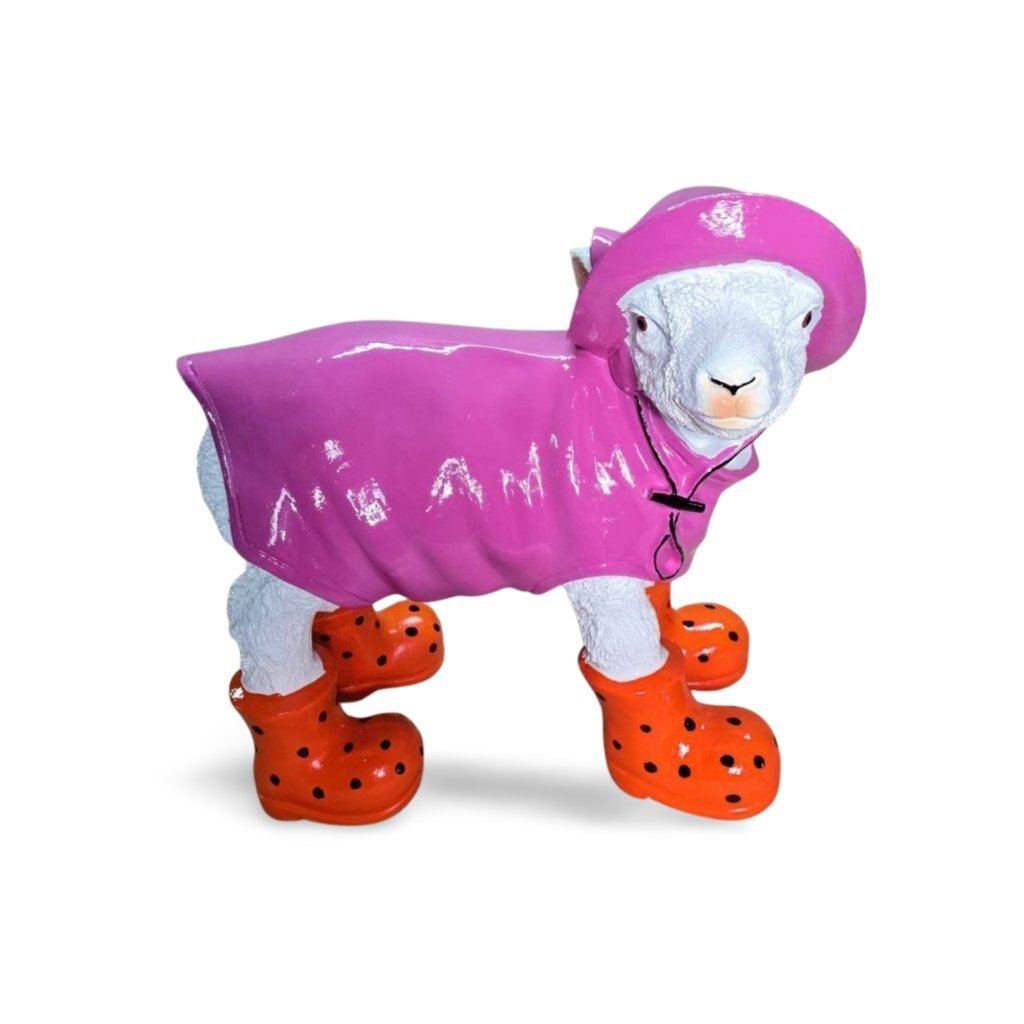 Figura Dekoracja Owca Duża w Kaloszach