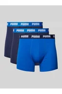 Majtki damskie - Obcisłe bokserki z detalem z logo w zestawie 3 szt. - Puma - miniaturka - grafika 1